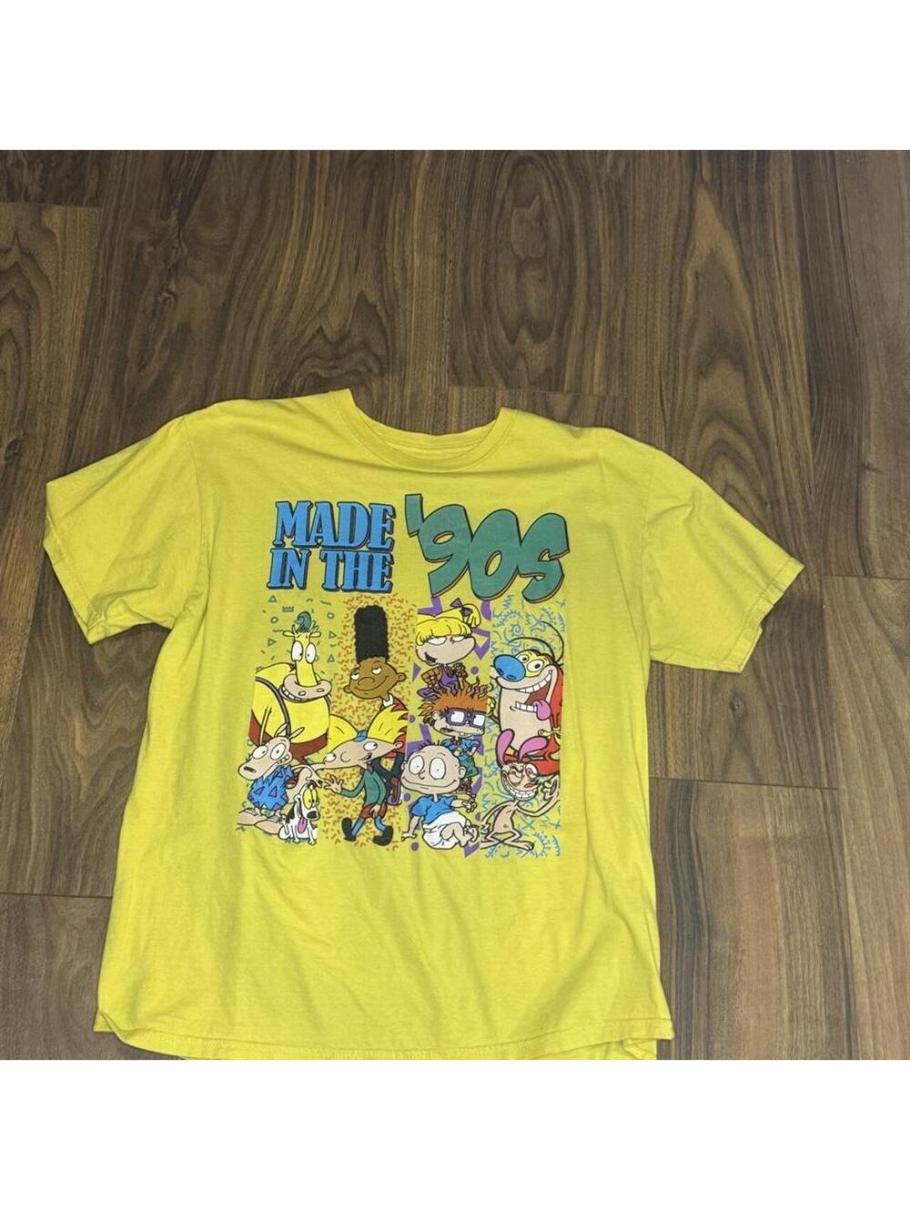 Nickelodeon Men's Yellow Tshirt